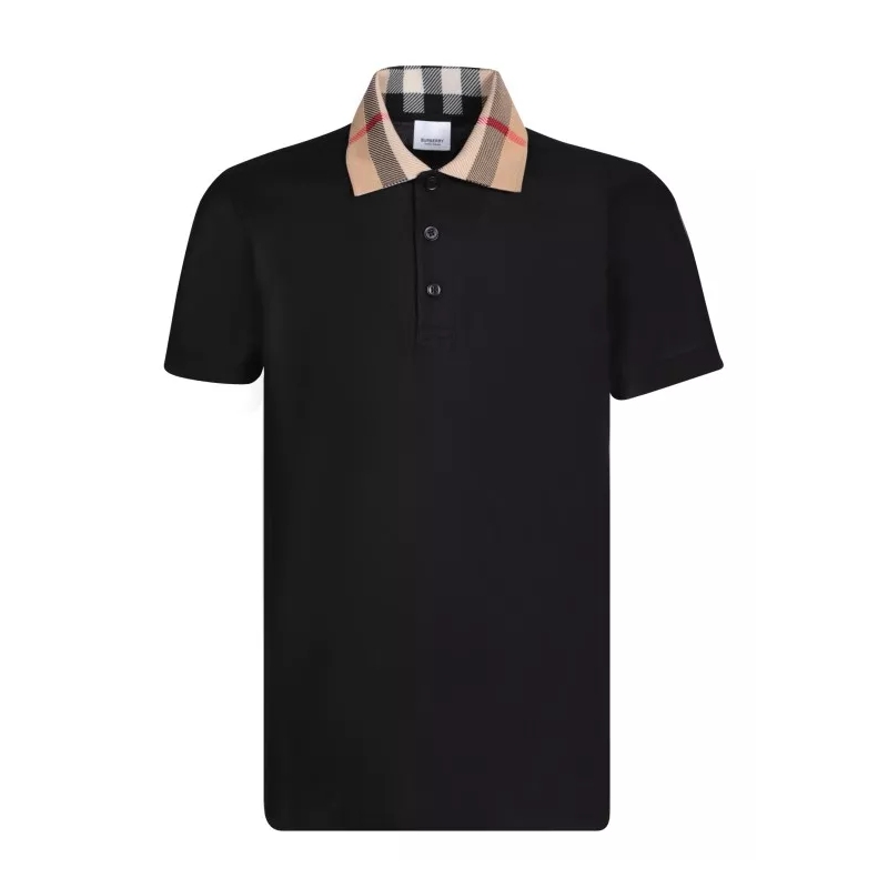 Burberry Polo shirt Polo Shirt Check Pattern On The Collar Black