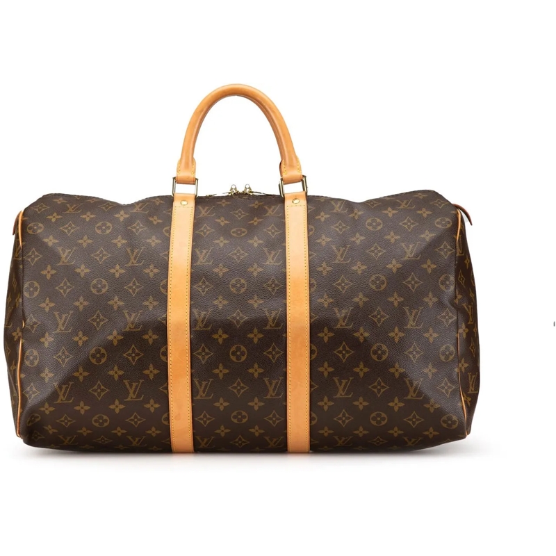 Louis Vuitton Sac week-end Monogram Keepall 50 braun