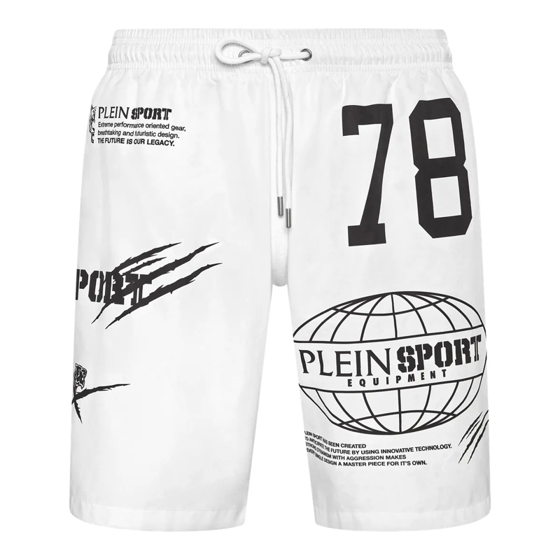 Plein Sport  Badehose weiss