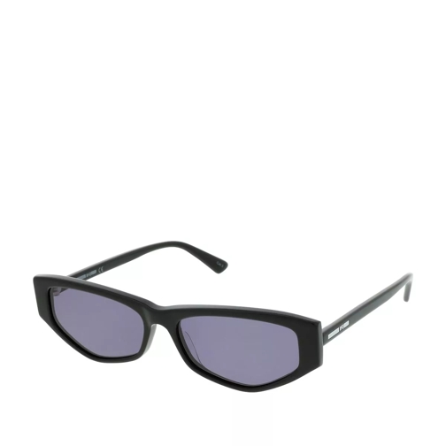 McQ MQ0250S-001 56 Sunglasses Black-Black-Smoke Zonnebril