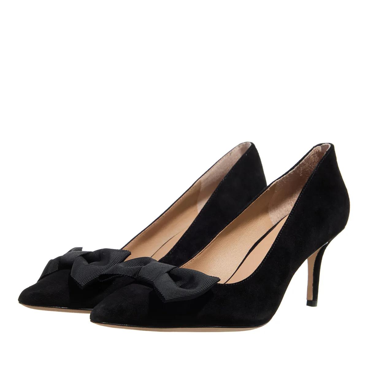 Black high heels closed toe on sale