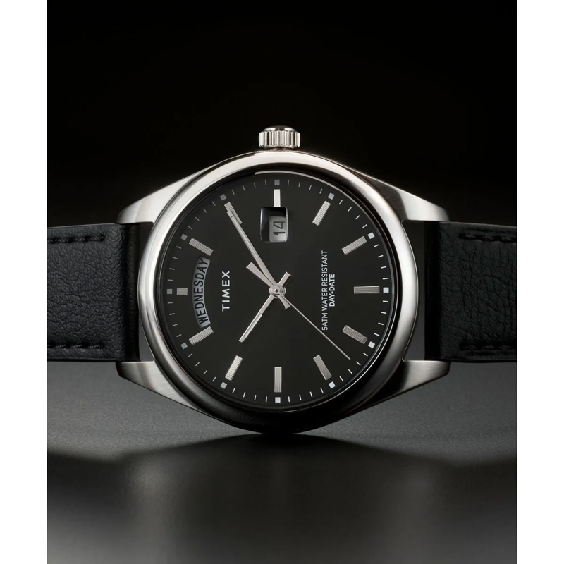 Timex Automatikuhr Quarz-Analoguhr Timex Legacy schwarz (Image 2)