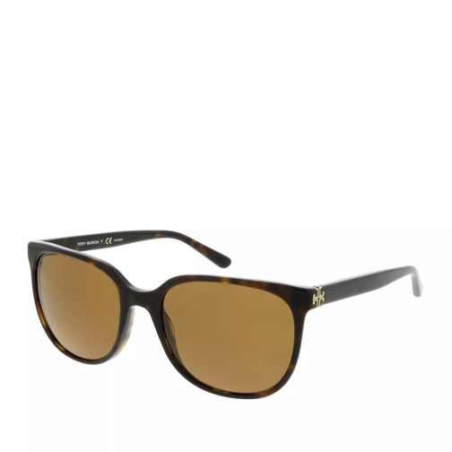 Tory Burch Women Sunglasses Classic 0TY7106 Dark Tortoise Sonnenbrille