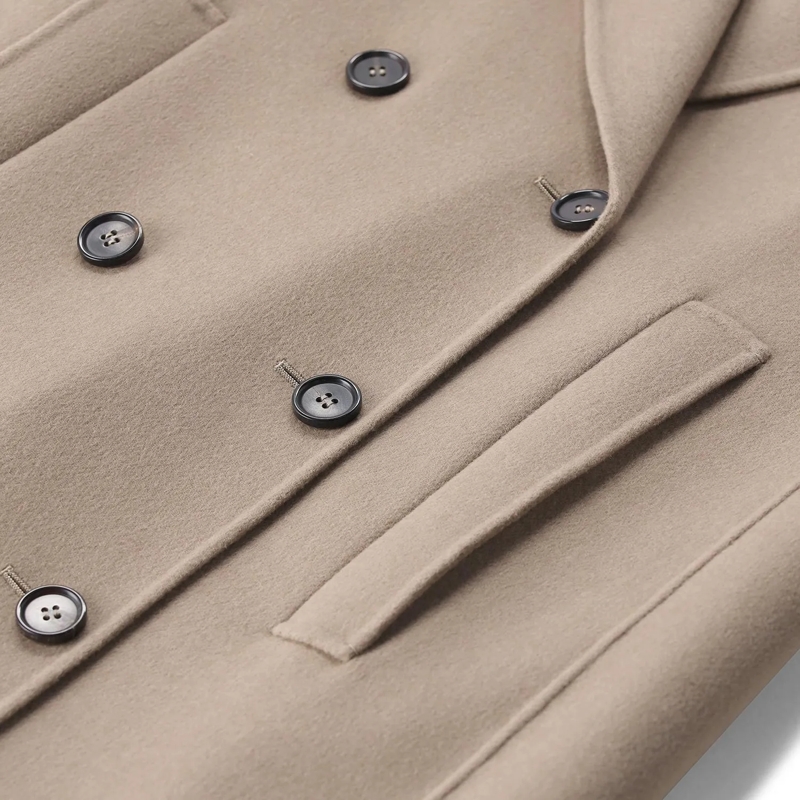 S Max Mara Übergangsmantel Kurzmantel Eden aus Schurwolle braun(Image 3)