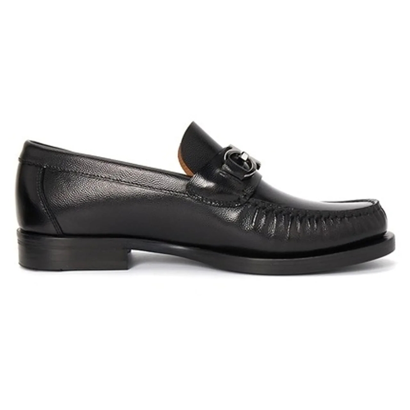Salvatore Ferragamo T-shirt Salvatore Ferragamo Fort Leather Loafers schwarz