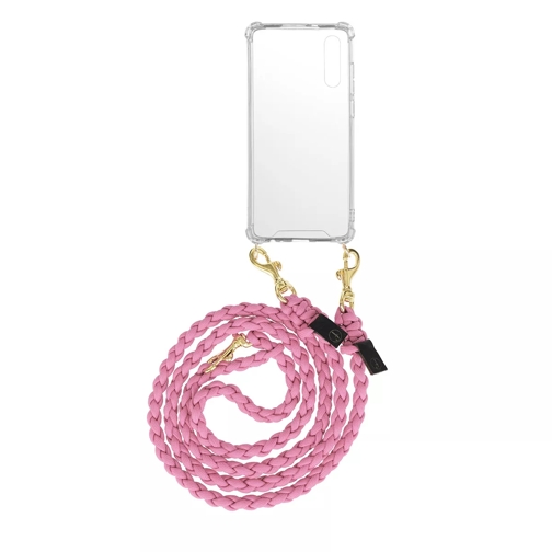 fashionette Smartphone P20 Necklace Braided Rose Étui pour téléphone portable