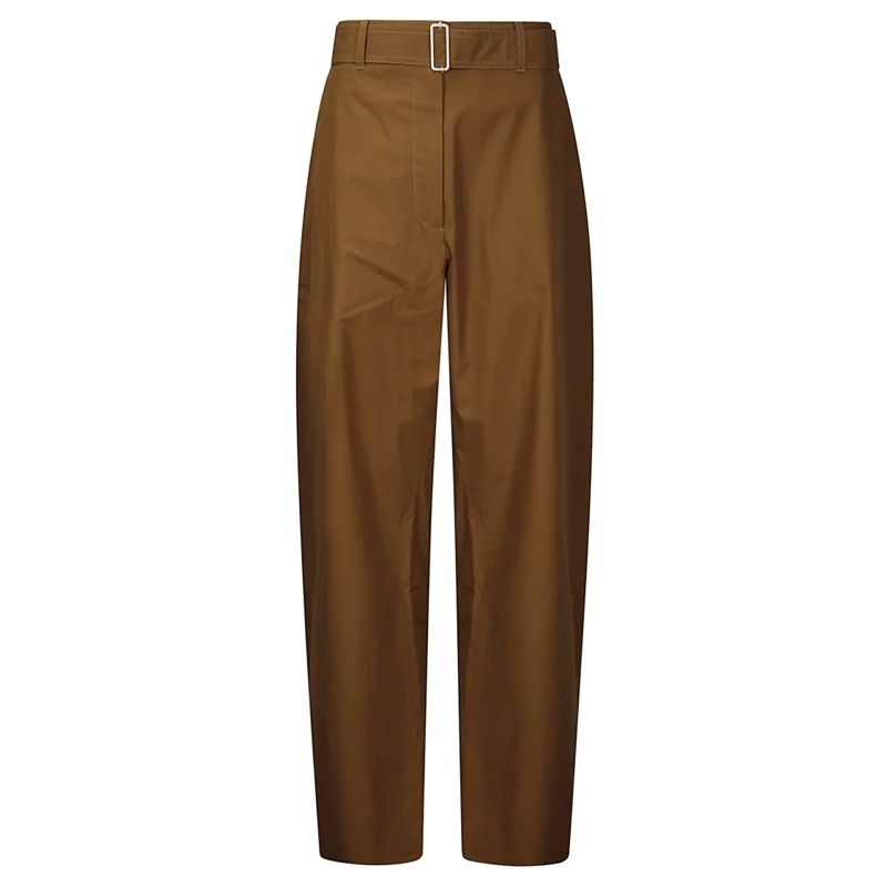 Studio Nicholson  Belted Round Leg Pant Brown