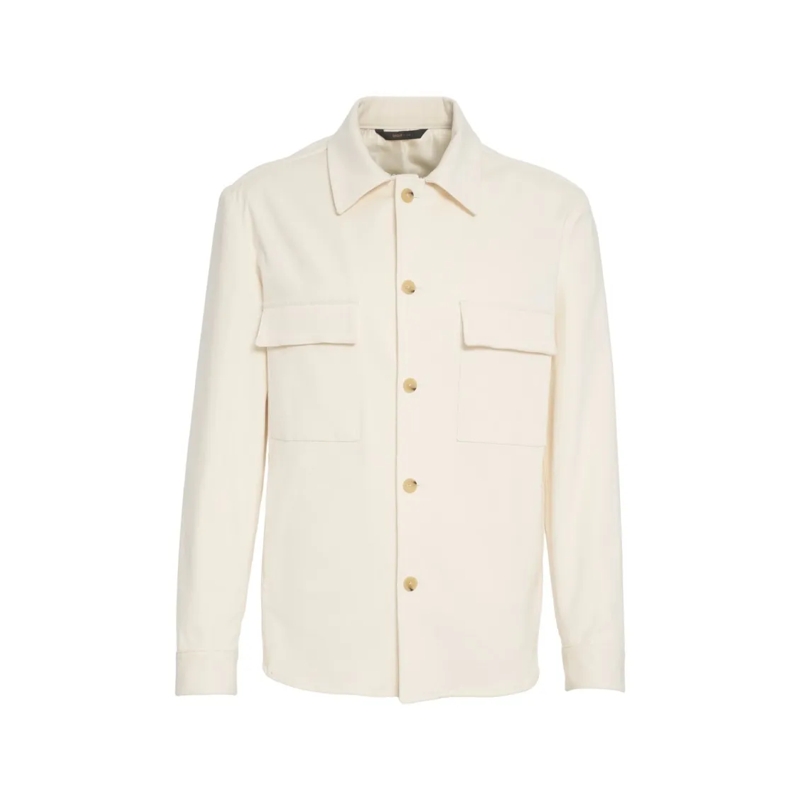 Briglia  Briglia Casual Overshirt 'John' With Classic Colla Neutrals