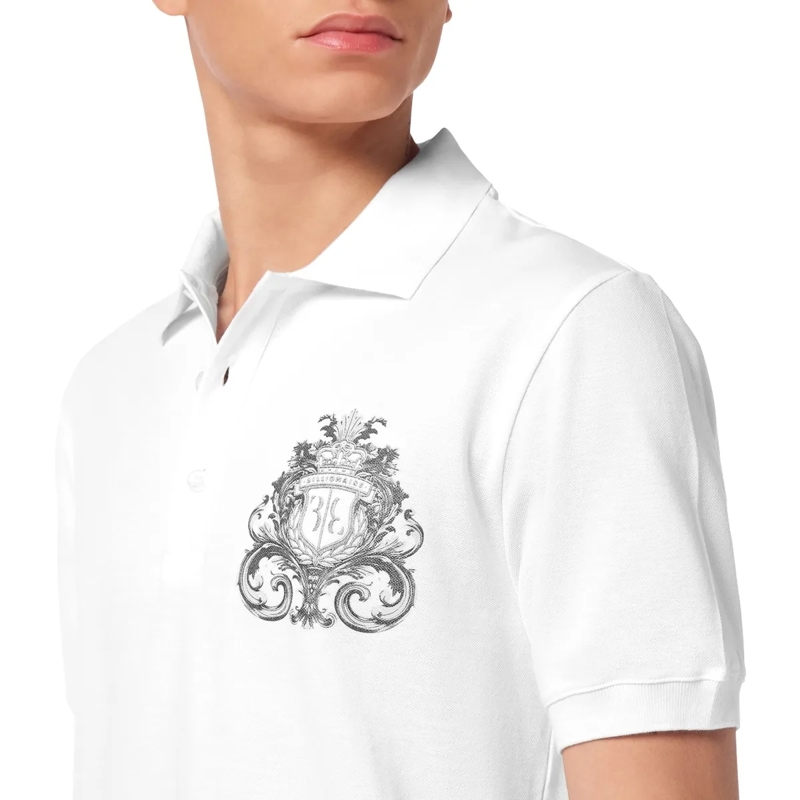 BILLIONAIRE Polohemd Badehose Baroque weiss(Image 4)