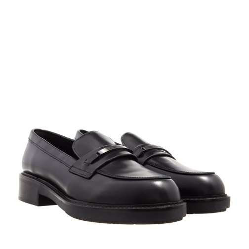 Calvin Klein Rubber Sole Loafer W/Hw Ck Black Mocassin