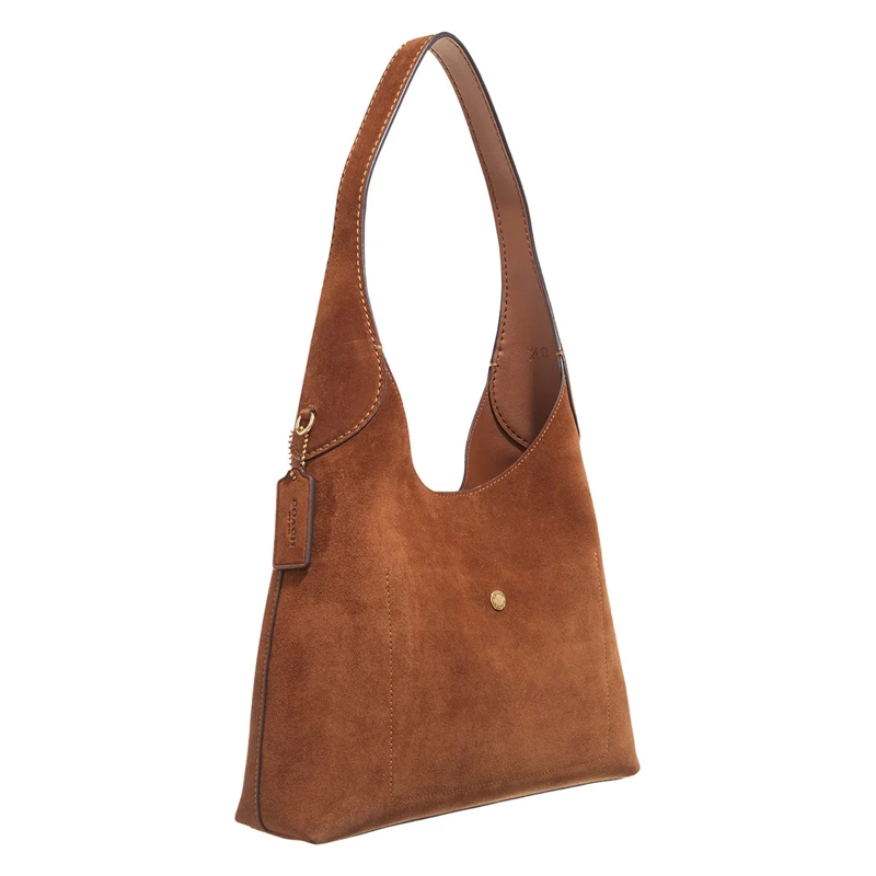 Coach Schultertasche Suede Brooklyn Shoulder Bag 28 Warm Brown(Image 3)