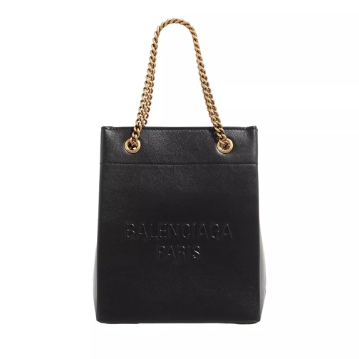 Balenciaga Duty Free Crossbody Phone Holder Black Rymlig shoppingväska