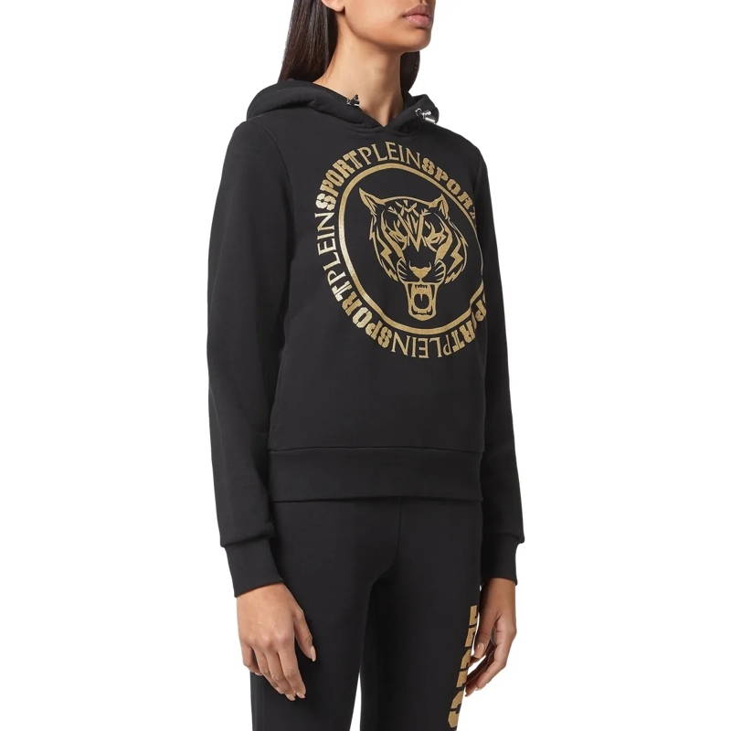 Plein Sport Top Hoodie Tiger schwarz(Image 3)