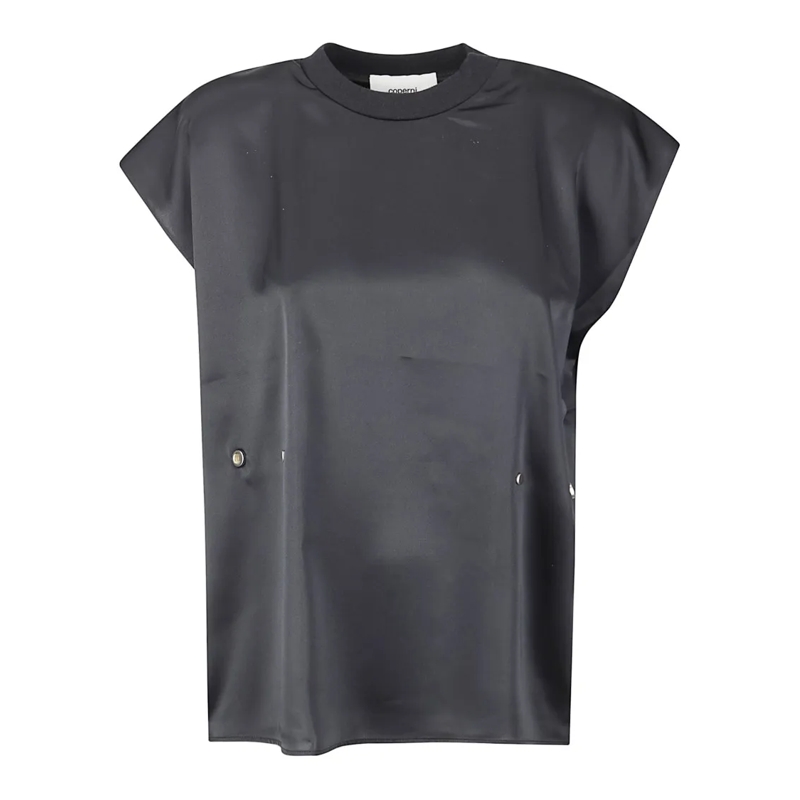 Coperni T-shirt Adjustable Minimalist Tee With Customizable Fit Grey