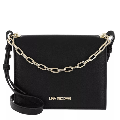 Love Moschino Nappa Crossbody Bag Oro/Nero Crossbody Bag