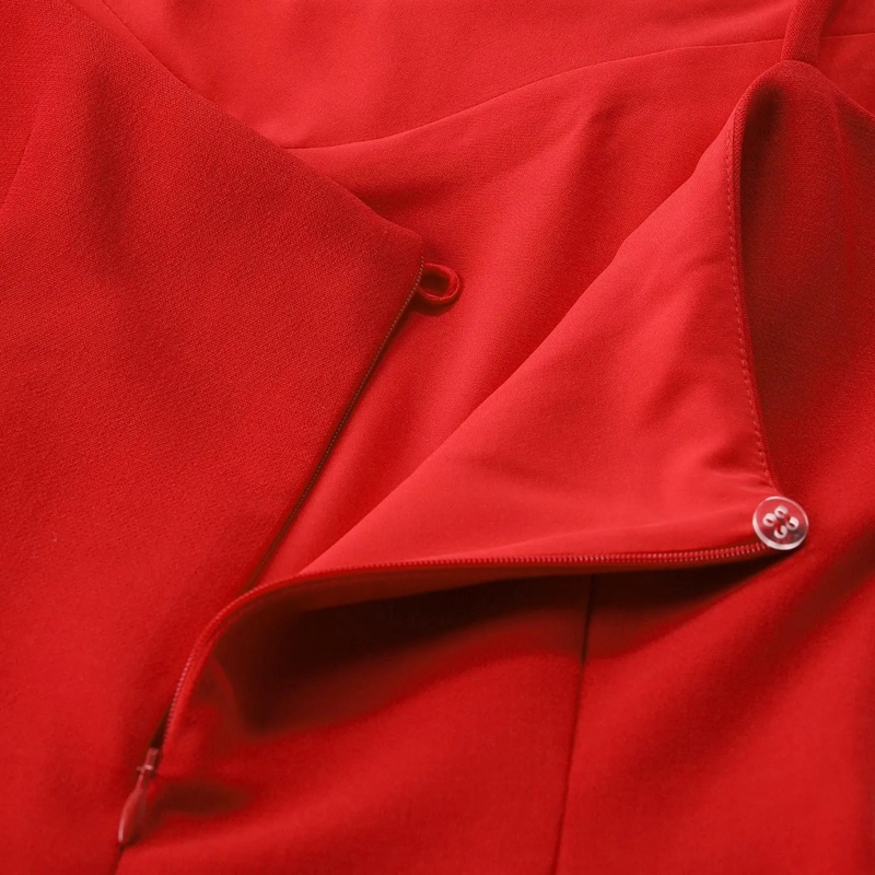 Magda Butrym Minikleid Midikleid aus Woll-Mix rot(Image 5)