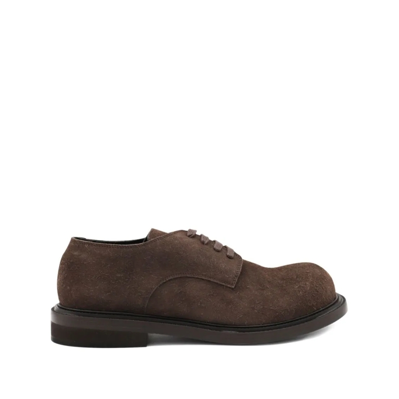 Moschino Veterschoenen Lace-Up Flat Shoes Black