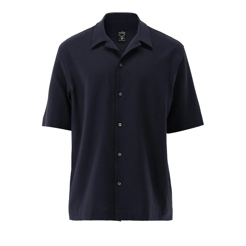 VAN LAACK Hemd Hemd Tailor Fit Uni dunkel-blau
