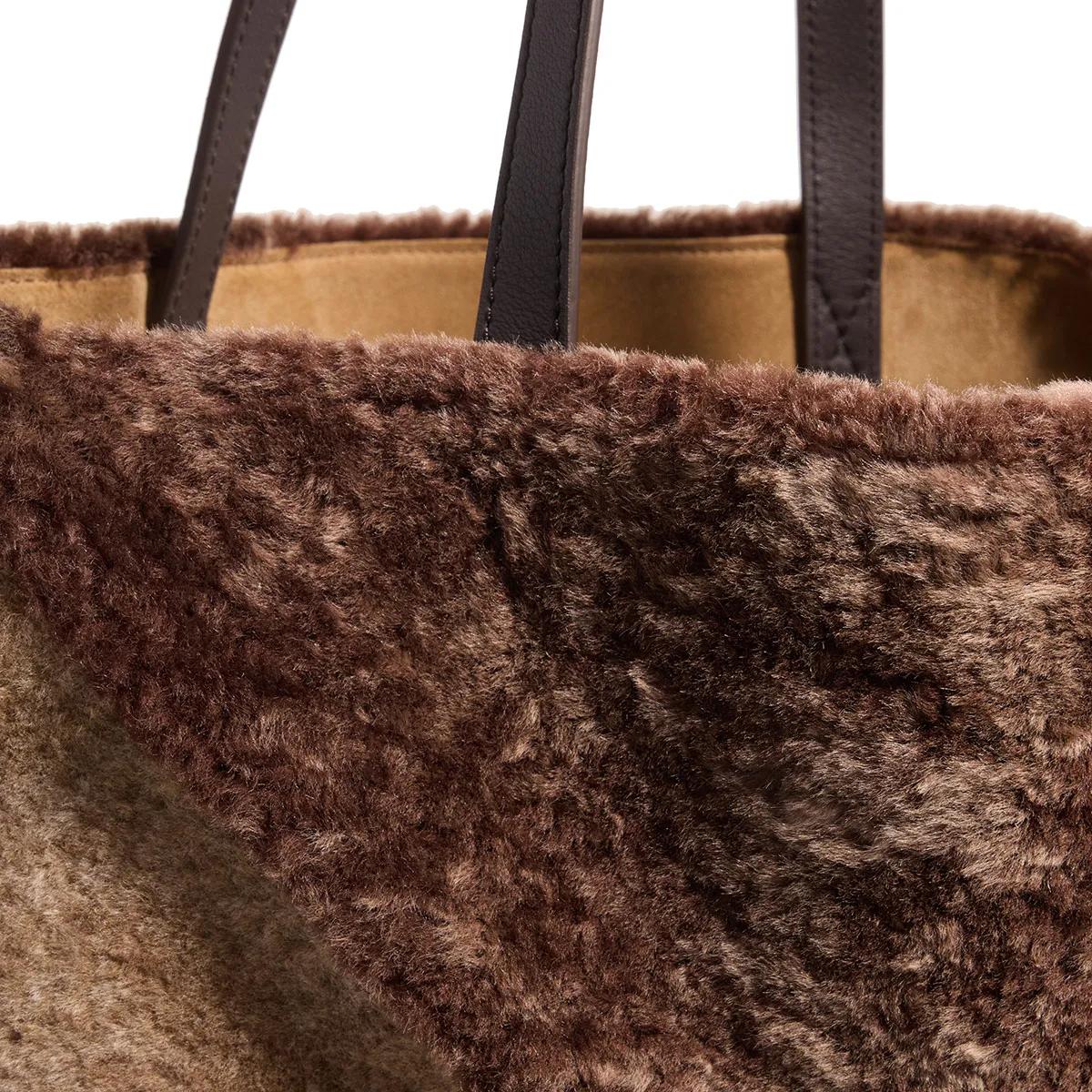 Loewe Shoppers & Totes Puzzle Fold Tote Large in bruin