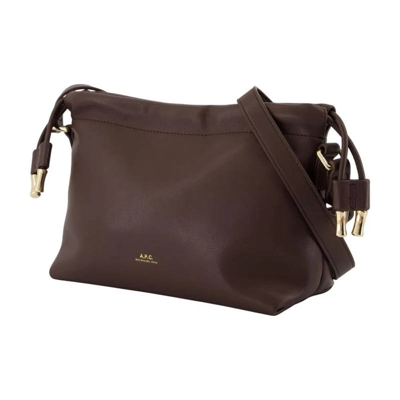 A.P.C. Crossbody Bag Sac Ninon Mini Cae Dark Brown(Image 4)