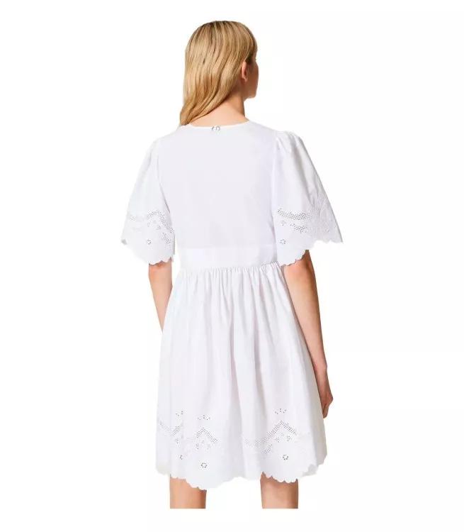 broderie anglaise smock dress