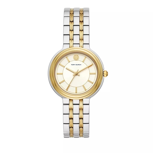 Tory Burch Bailey Three-Hand Stainless Steel Watch Silver/Gold Two-Tone Dresswatch