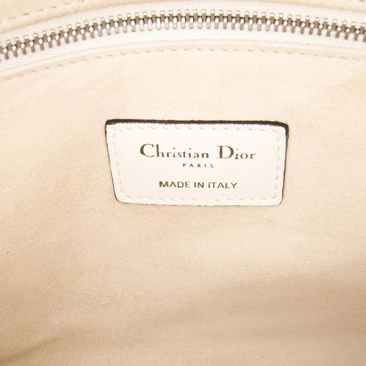 Thumbnail - Christian Dior Hobo Bags - Medium Lambskin Embroidered and Beaded Lady D Lite - Gr. unisize - in Braun - für Damen