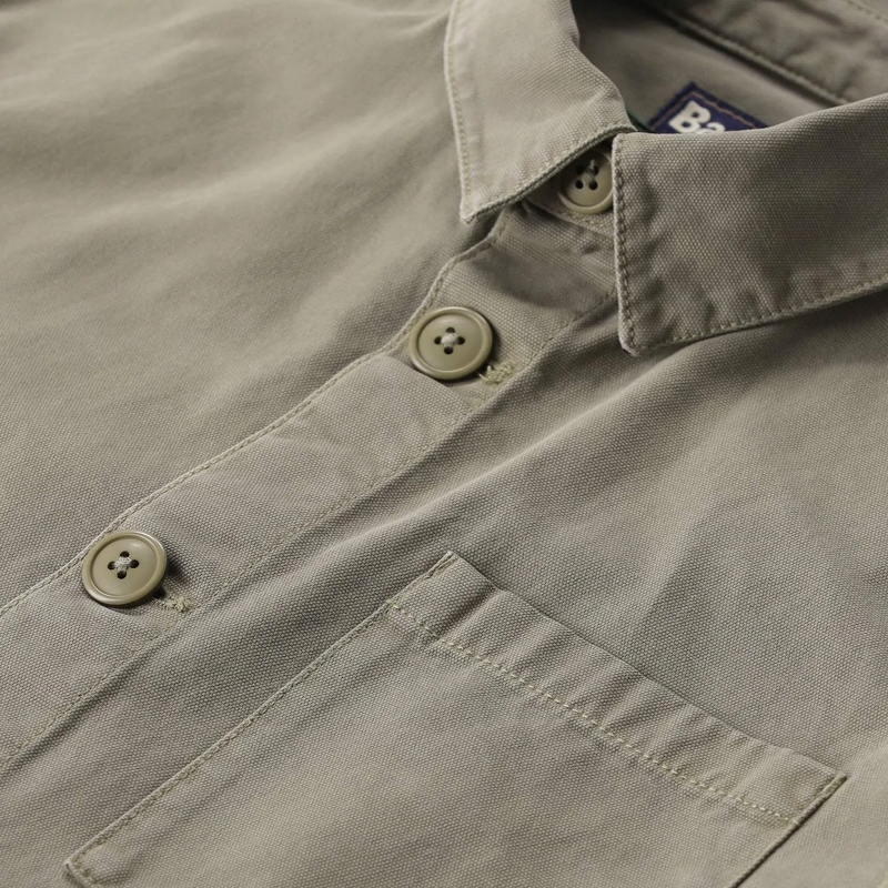 Barbour Hemd Overshirt aus Baumwolle grün(Image 3)