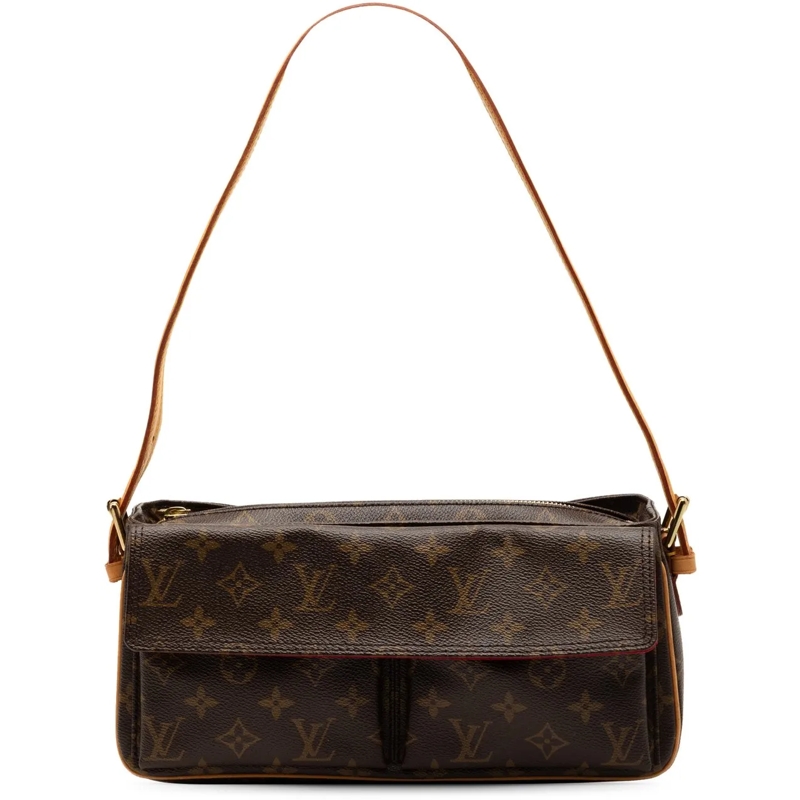 Louis Vuitton Sac à bandoulière Monogram Viva Cite MM braun
