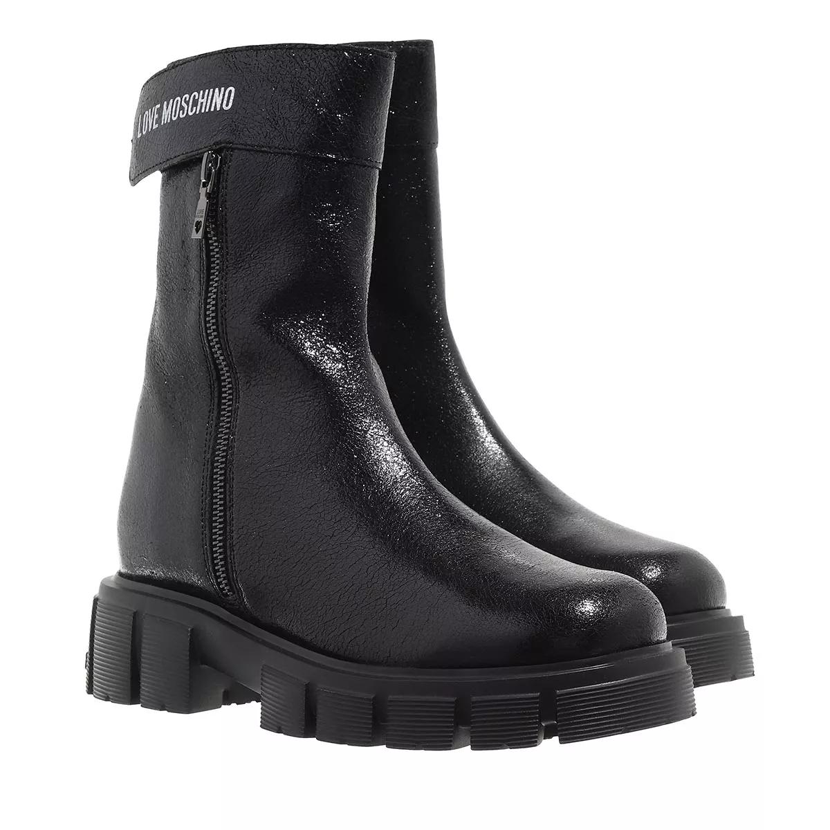 Love Moschino Sca.Nod.Wtassel50 Crack Nero | Stiefelette