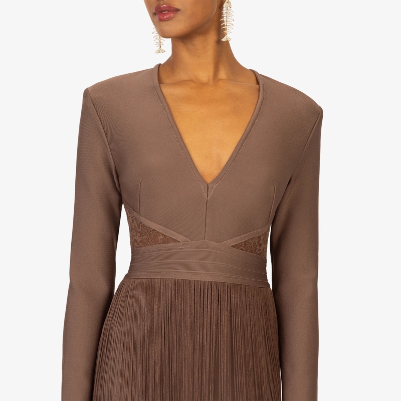 Kraimod Cocktailkleid Bandagekleid taupe(Image 5)