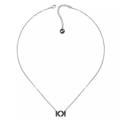 Karl Lagerfeld Double K Mini Necklace Multicolour Kurze Halskette