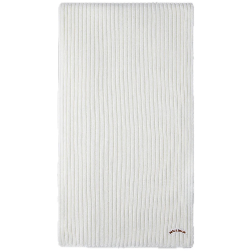Paul & Shark Wollschal Wool scarf weiß