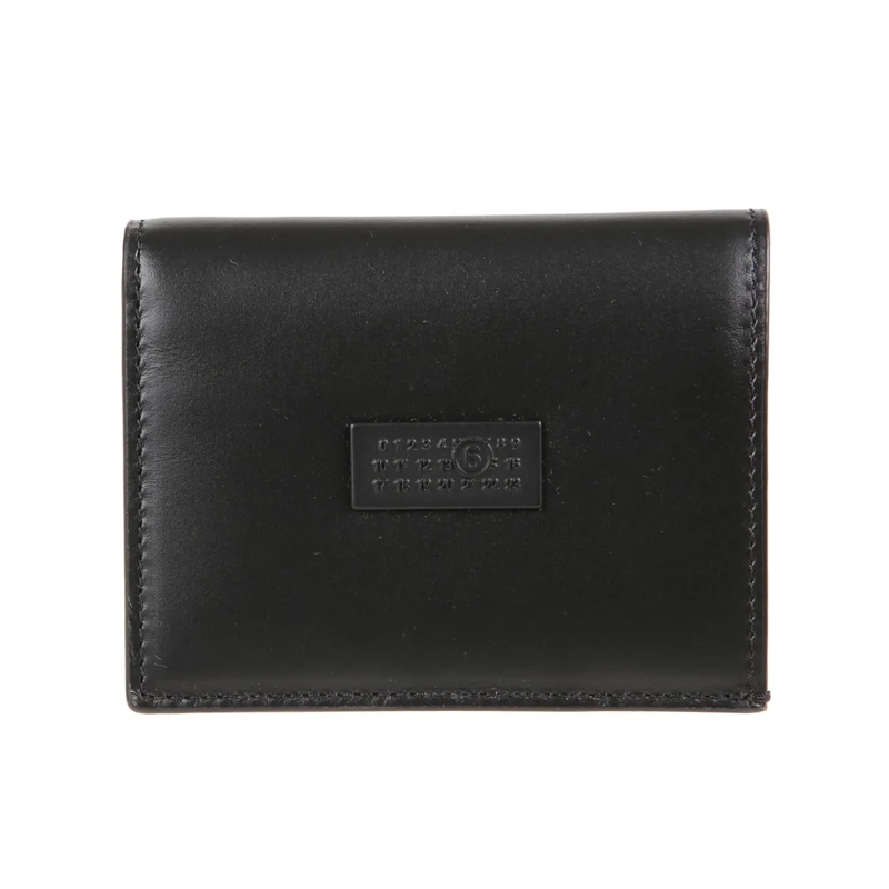 MM6 Maison Margiela Geldbörse Small Snap Wallet Black