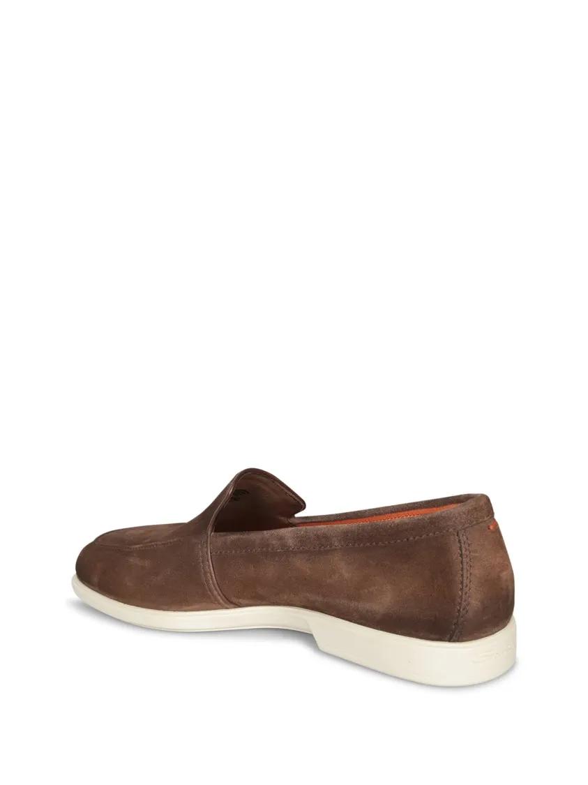 Thumbnail - Santoni Loafer - SANTONI Brown Loafers - Gr. UK_7_5 - in Braun - für Damen