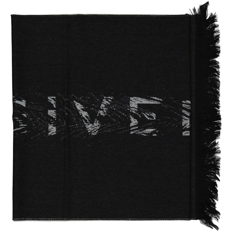 Givenchy T-shirt Givenchy Wool Logo Scarf schwarz