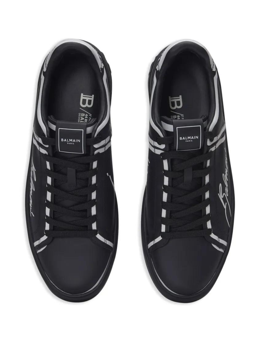 Thumbnail - Balmain Low-Top Sneaker - B-Court Sneakers - Gr. 39 (EU) - in Schwarz - für Damen