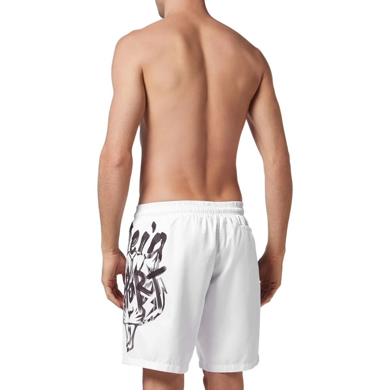 Plein Sport Shorts Badehose Tiger weiss(Image 2)