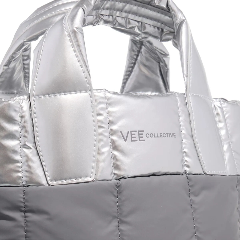 Vee Collective Tote Porter Tote Mini Silver Grey(Image 5)