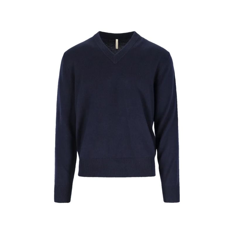 Sunflower Pullover Moon Sweater – Navy Blue