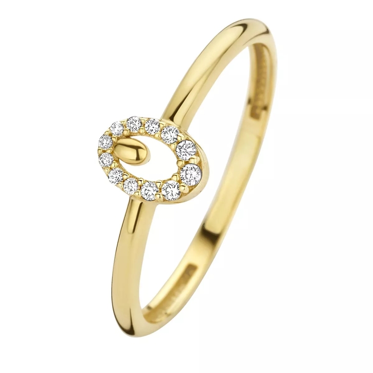 BELORO Monte Napoleone Leontina 9 karat ring with zirconi Gold Ring