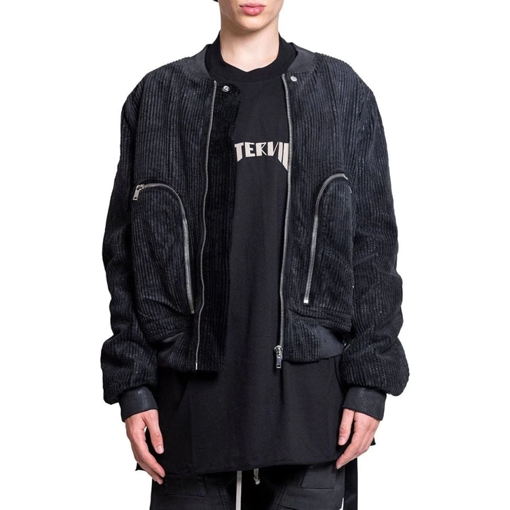 Rick Owens BAUHAUS FLIGHT BLACK schwarz | Daunenjacken 