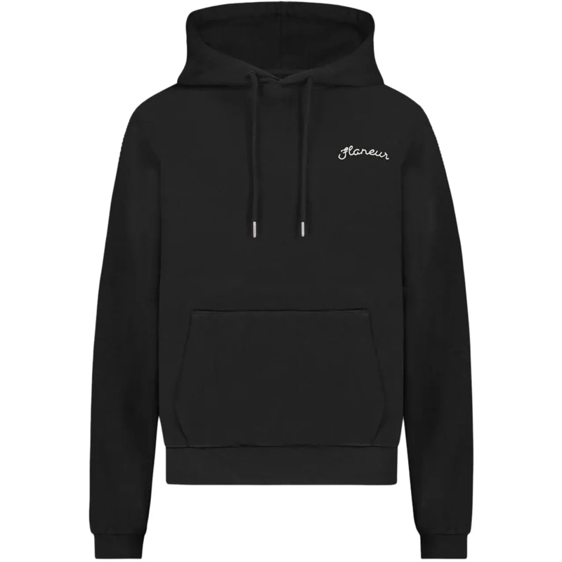 Flâneur  Signature Hoodie | Black schwarz