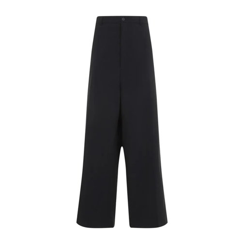 Balenciaga  Black Large Fit Pants Black