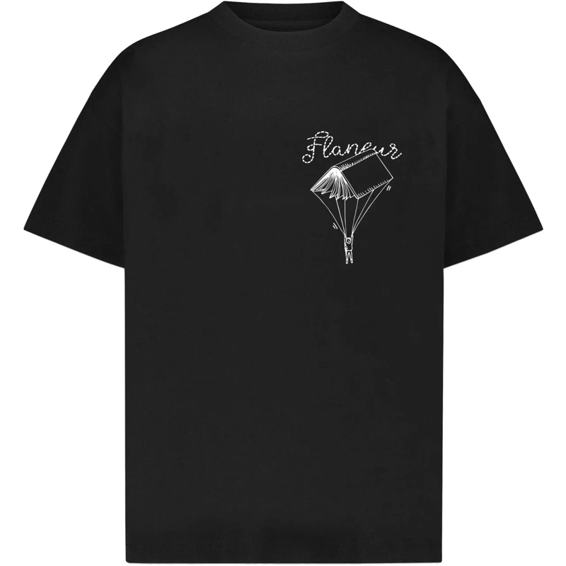 Flâneur T-shirt One for the Books T-Shirt | Black schwarz