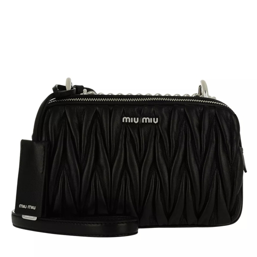 Miu Miu Matelassé Crossbody Bag Leather Nero Crossbody Bag