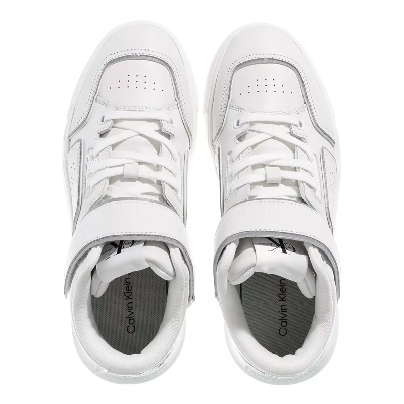 Calvin Klein High-Top-Sneaker Chunky Cupsole Laceup Mid M White/Silver (Image 4)