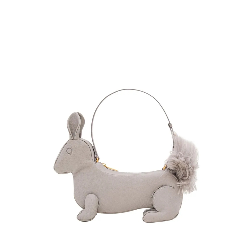 Thom Browne Sac à bandoulière Rabbit Bag Grey