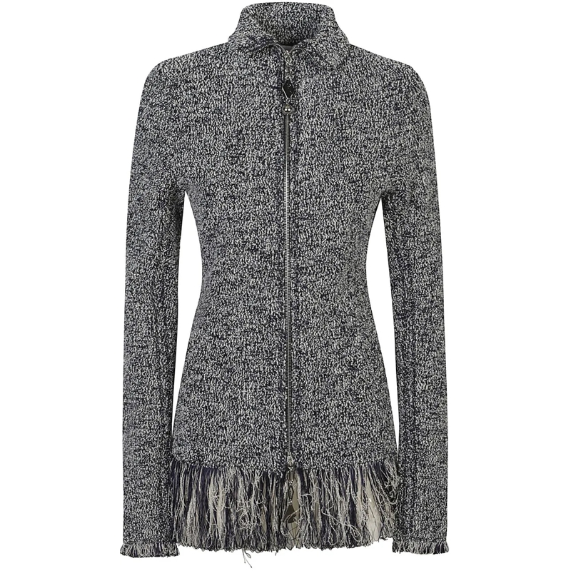 Paco Rabanne Übergangsjacke Full Zip Jacket Blue blau