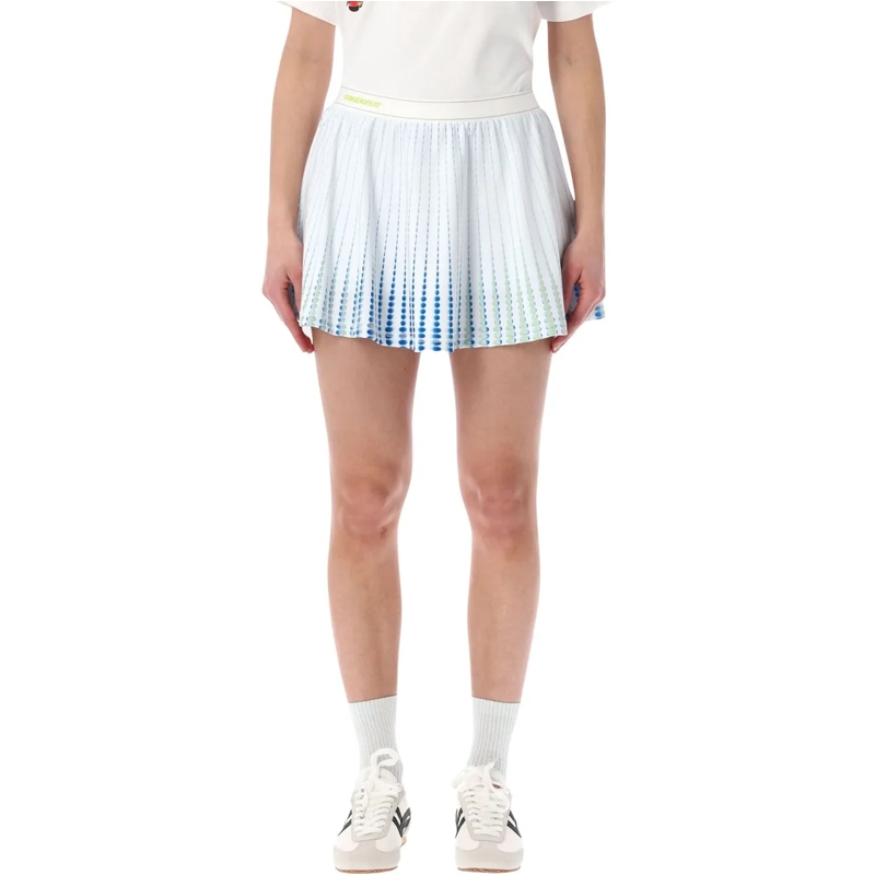 Casablanca Minirock Tennis Races Skirt Bianco weiß